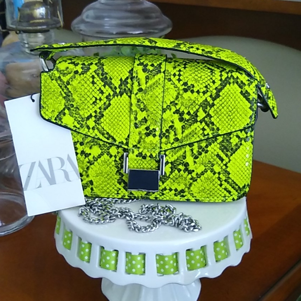 Zara Animal Print Mini City Bag
